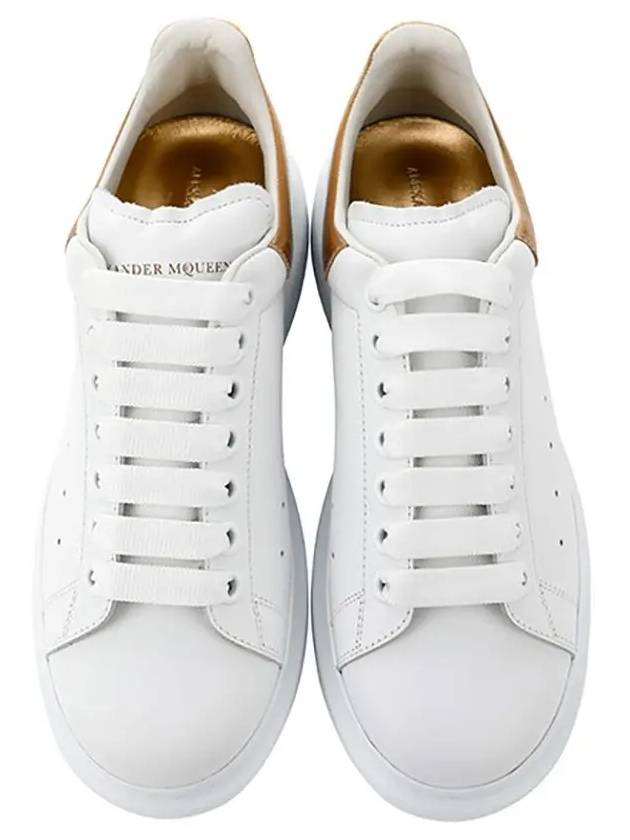 Oversole Gold Tab Low Top Sneakers White - ALEXANDER MCQUEEN - BALAAN 3