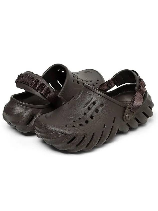 Echo Clog Sandals Espresso - CROCS - BALAAN 5