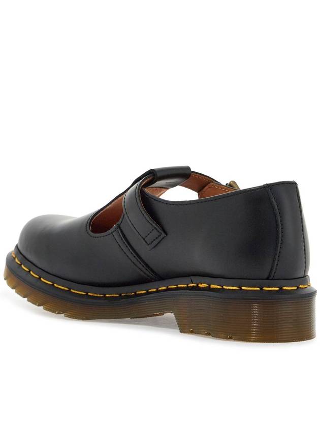 Polley Smooth Leather Mary Jane Loafer Black - DR. MARTENS - BALAAN 4