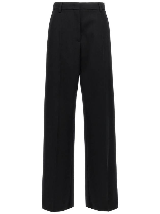 Wool wide pants black - VALENTINO - BALAAN 2