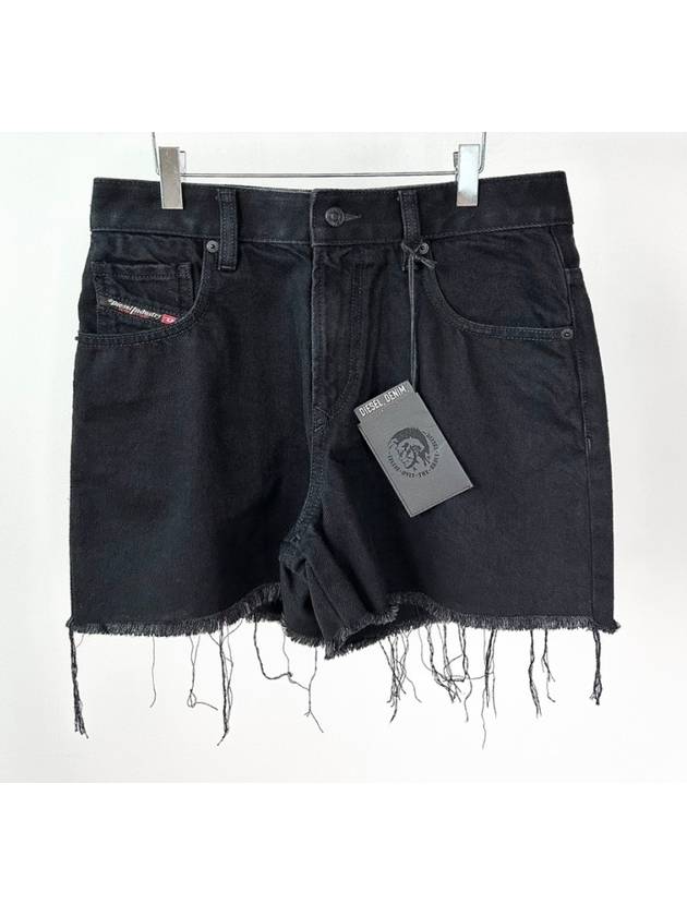 Women's Denim Shorts Black - DIESEL - BALAAN 2