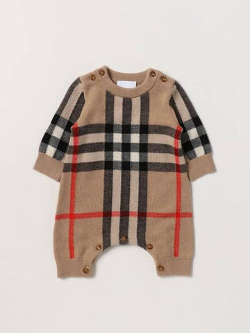 Kids Check Tutina Beige - BURBERRY - BALAAN 1