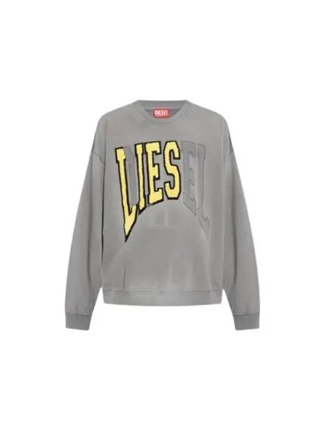 S Boxt N6 cotton Sweatshirt Grey - DIESEL - BALAAN 2