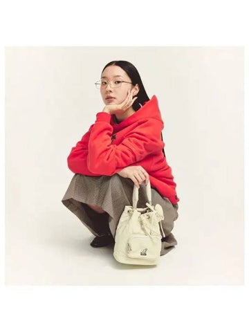 WH Quilted Bucket Bag 3963 Ivory - KANGOL - BALAAN 1