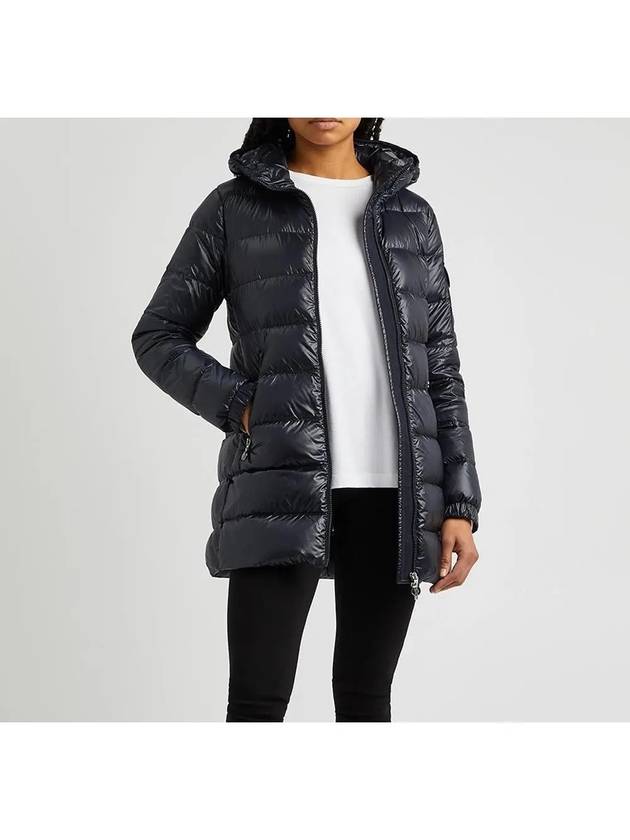 1A00029 595ZZ 778 WOMEN S GLEMENTS DARK NAVY DOWN JACKET - MONCLER - BALAAN 4