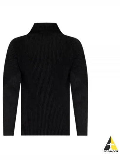 Pleated Turtleneck Black - ISSEY MIYAKE - BALAAN 2