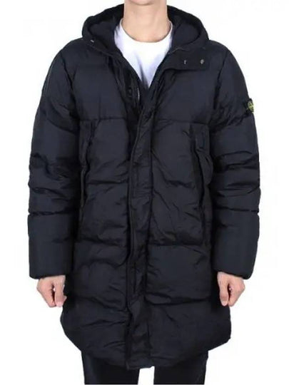 Kids Wappen Patch Down Long Padding Black - STONE ISLAND - BALAAN 2