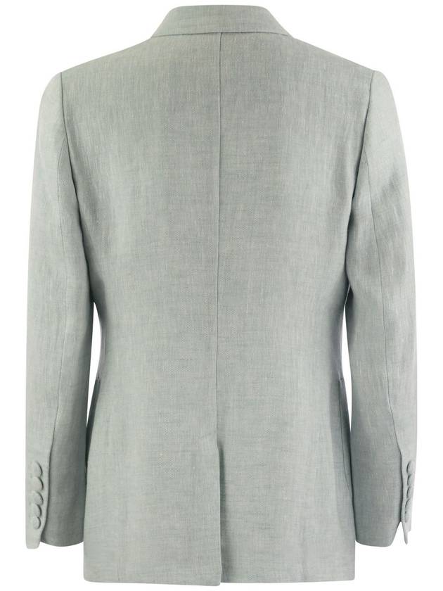 ASSUNTA - Double-breasted linen jacket - SAULINA - BALAAN 2