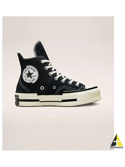 Chuck Taylor 70 Plus High Top Sneakers Black - CONVERSE - BALAAN 2