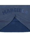 Logo Vintage Cropped Cotton Long Sleeve T-Shirt Blue - MAISON MARGIELA - BALAAN 10