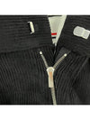 Men's Corduroy Straight Pants Black - THOM BROWNE - BALAAN 6