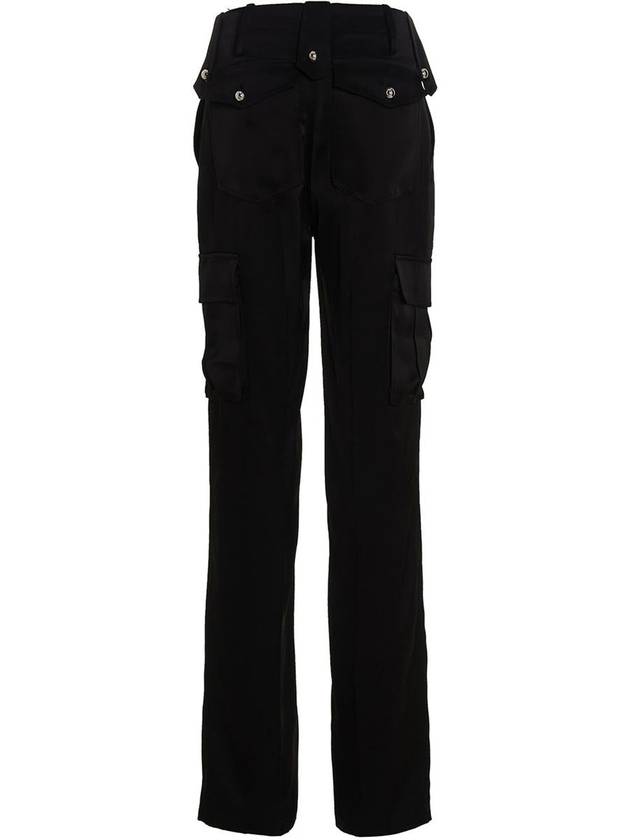 David Koma Satin Cargo Pants - DAVID KOMA - BALAAN 2