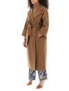 Women's Venice Wool Robe Single Coat Brown Bronze - S MAX MARA - BALAAN 6