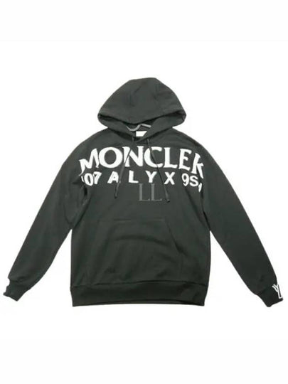 Logo Print Hoodie Black - MONCLER - BALAAN 2