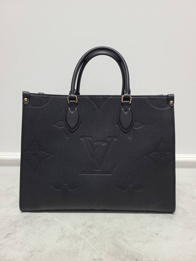 Used luxury goods Louis It MM Black Monogram Empreinte On the Go Tote Shoulder Bag - LOUIS VUITTON - BALAAN 7