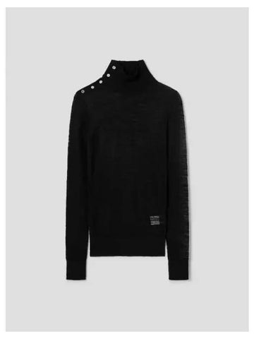 Women s Slubbed Turtleneck Black Domestic Product GM0024082345017 - TOTEME - BALAAN 1