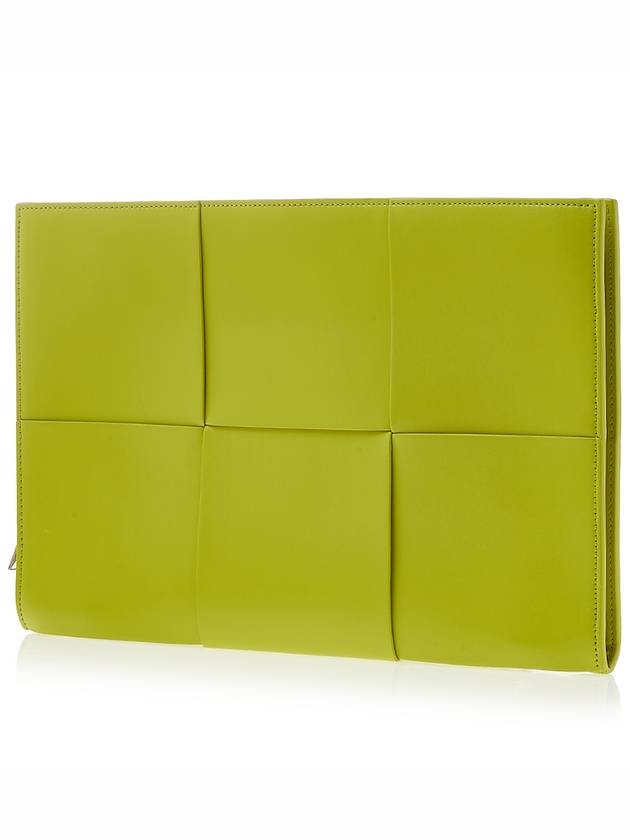 Intrecciato Arco Clutch Bag Kiwi - BOTTEGA VENETA - BALAAN 3