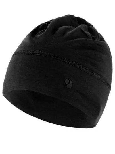 Abisko Lite Wool Beanie Black - FJALL RAVEN - BALAAN 2