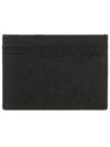 Saffiano Leather Card Holder Black - PRADA - BALAAN 3