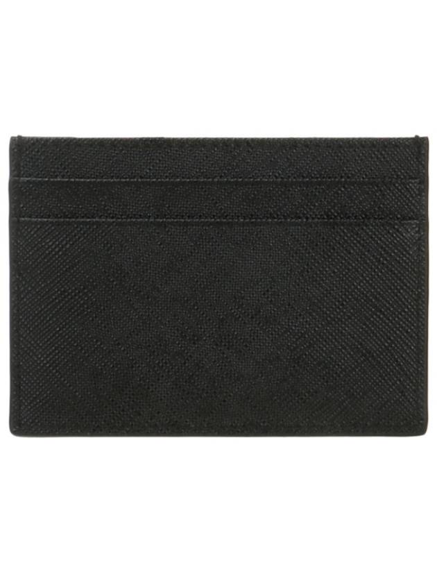 Saffiano Leather Card Holder Black - PRADA - BALAAN 3