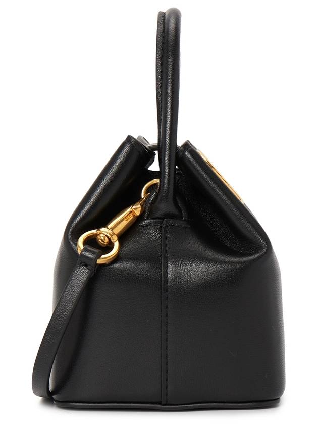 V logo signature mini bucket bag black - VALENTINO - BALAAN 4