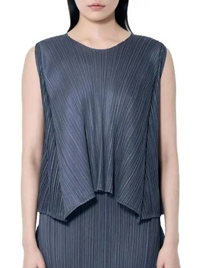 Pleated Sleeveless Grey - ISSEY MIYAKE - BALAAN 2