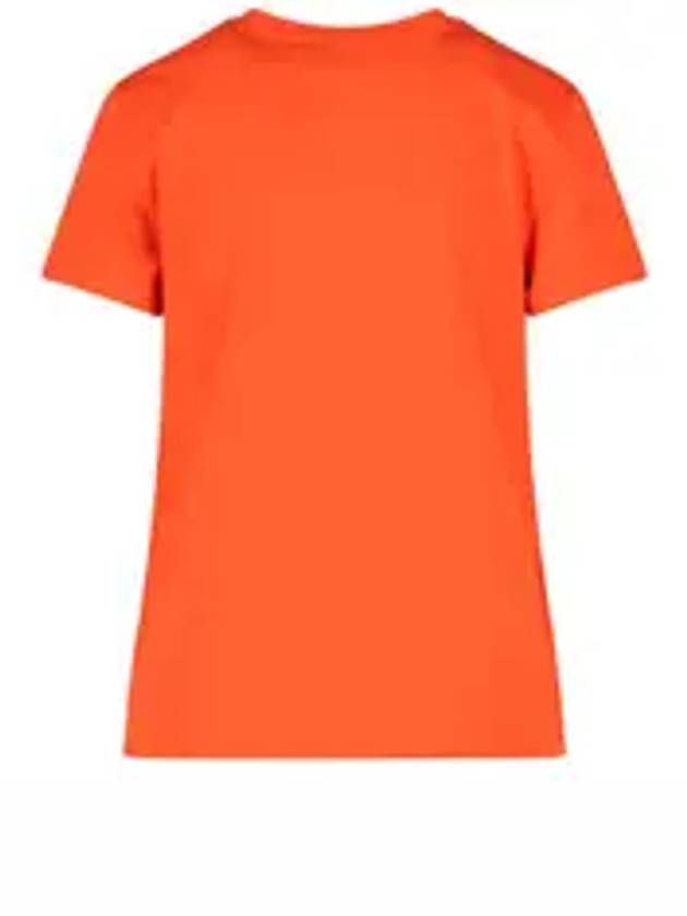 VPC Logo Organic Cotton Short Sleeve T-Shirt Orange - A.P.C. - BALAAN 4