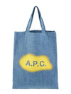 Lou Spray Tote Bag Blue - A.P.C. - BALAAN 3