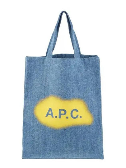 Lou Spray Tote Bag Blue - A.P.C. - BALAAN 2