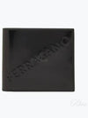 Logo Leather Half Wallet Black - SALVATORE FERRAGAMO - BALAAN 2