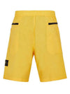 Wappen Patch Pocket Drawstring Shorts Yellow - STONE ISLAND - BALAAN 2