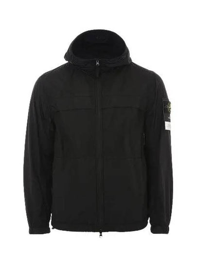 Garment Dyed Crinkle Reps R-Nylon Jacket Black - STONE ISLAND - BALAAN 2