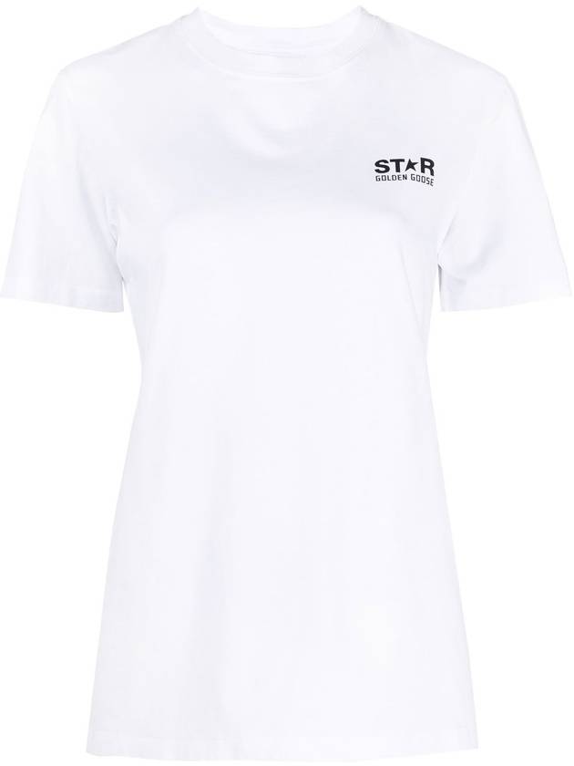 Black Star Collection Short Sleeve T-Shirt White - GOLDEN GOOSE - BALAAN 2