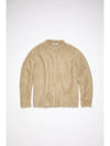 Mohair Wool Jumper Knit Top Beige - ACNE STUDIOS - BALAAN 2