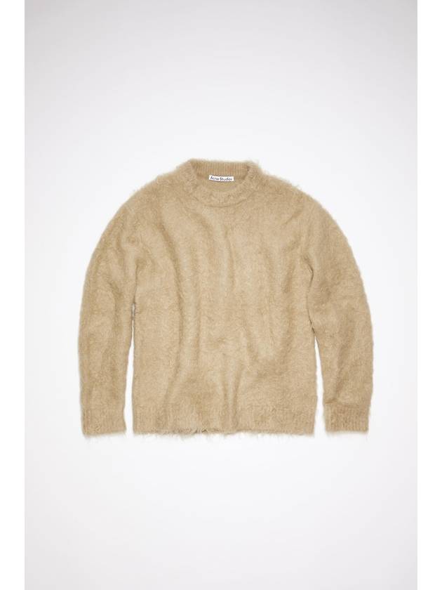 Mohair Wool Jumper Knit Top Beige - ACNE STUDIOS - BALAAN 2