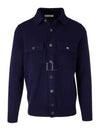 Flap Pocket Shirt Cardigan Navy - BRUNELLO CUCINELLI - BALAAN 2