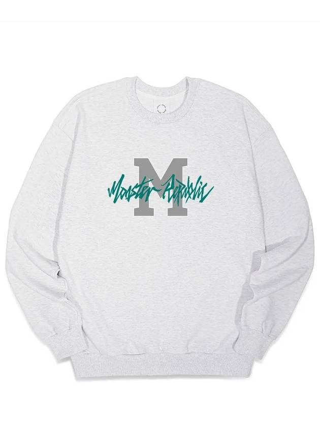 Into Movement Sweatshirt Evergreen Melange Grey - MONSTER REPUBLIC - BALAAN 2