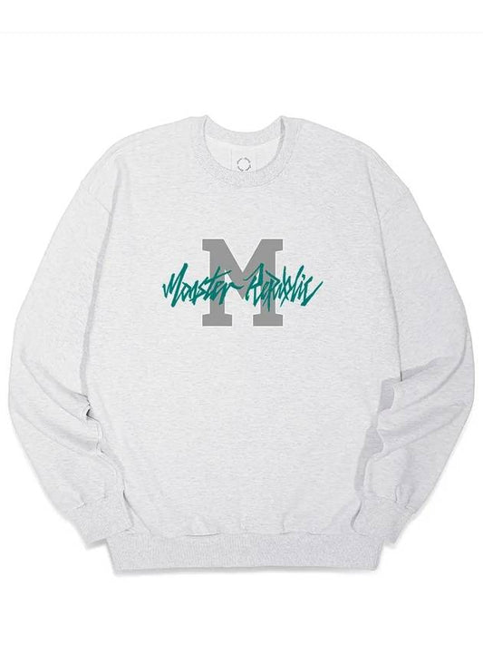 Into Movement Evergreen Sweatshirt Melange Gray - MONSTER REPUBLIC - BALAAN 2