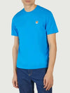 Fox Head Patch Classic Short Sleeve T-Shirt Enamel Blue - MAISON KITSUNE - BALAAN 3