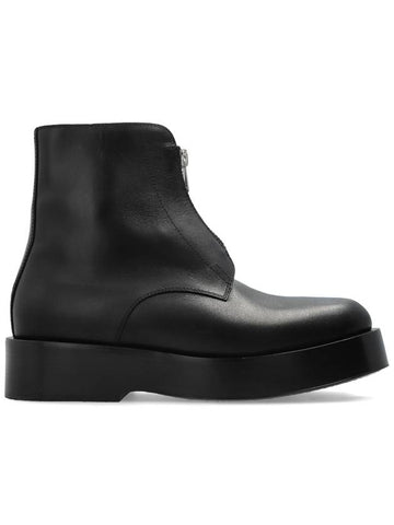 Bottega Veneta Leather Boots Torino, Men's, Black - BOTTEGA VENETA - BALAAN 1