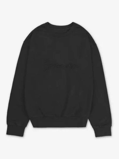 Logo detail crew neck sweatshirt BMJ0LC3YP1 001 - GIVENCHY - BALAAN 2