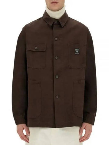 Coverall 11 5oz Cotton Canvas NS750 A Cover Wool Jacket - SOUTH2 WEST8 - BALAAN 1