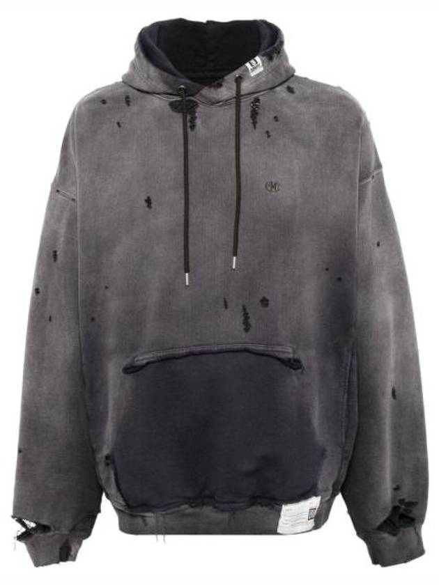 Sun Faded Like Hoodie Black - MAISON MIHARA YASUHIRO - BALAAN 1