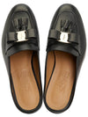 Vara Knot And Tassel Mule Black - SALVATORE FERRAGAMO - BALAAN 3