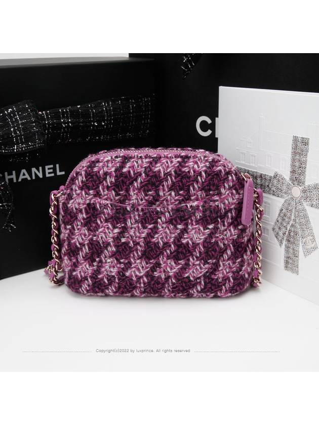 Tweed mini chain bag 1213hv - CHANEL - BALAAN 4