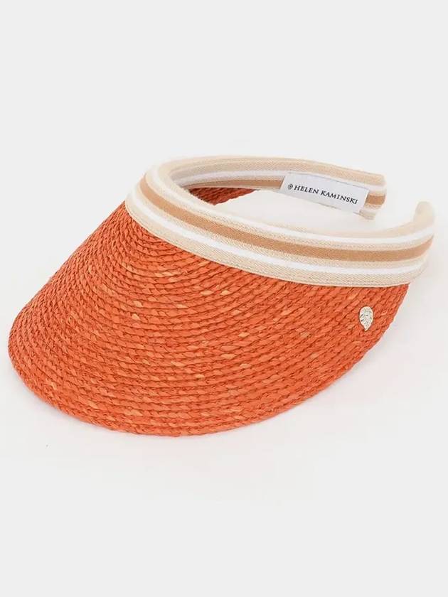 24SS HAT50265 SUNSET NOUGAT STRIPE sun cap - HELEN KAMINSKI - BALAAN 2