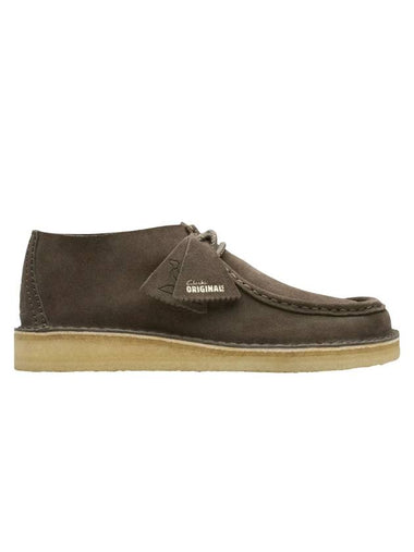 Desert Nomad Suede Laceup Shoes Mole Grey - CLARKS - BALAAN 1