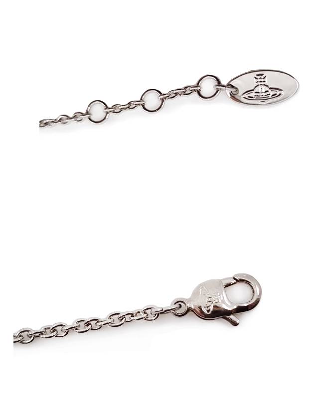 Mini Bas Relief Chain Bracelet Silver - VIVIENNE WESTWOOD - BALAAN 5