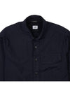 Tylon L Button Long Sleeve Shirt Navy - CP COMPANY - BALAAN 4