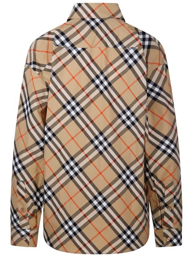 Check Pattern Shirt Beige - BURBERRY - BALAAN 3